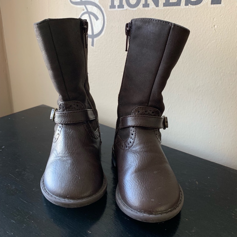 Toddler leather boots